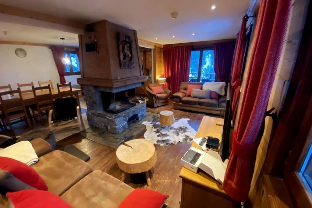 Chalet 6 Chambres A 3 Min Des Pistes Des 3 Vallees St Martin De Belleville Saint-Martin-de-Belleville Bagian luar foto